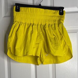 Yellow Women's Shorts